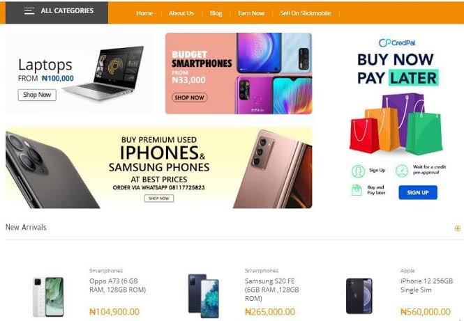 Online phone stores in Nigeria 