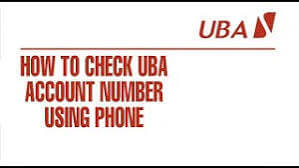 check UBA account number