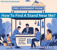 Free Government phone stand near me