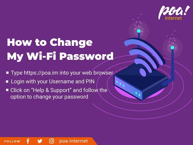 How to pay POA internet 