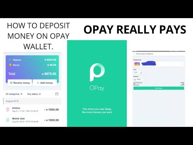 transfer money from Opay to your bank 
