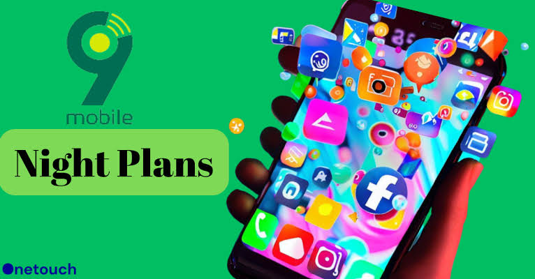 9mobile night plan and their subscription codes 