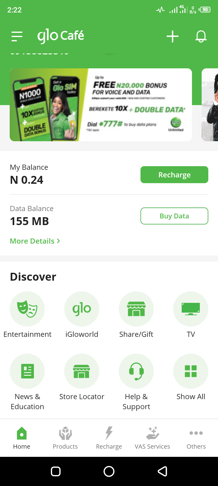 How to check Airtime balance on Glo App