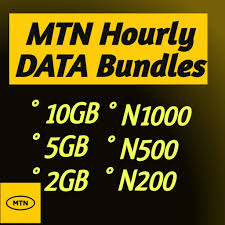 MTN hourly data plan code